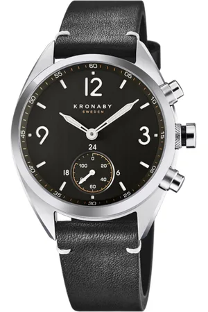 Kronaby Reloj S3114/1 Negro Correa De Cuero, Hombre