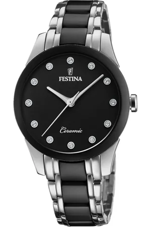 Festina Reloj De Mujer Ceramic F20499/3 Con Esfera Negra