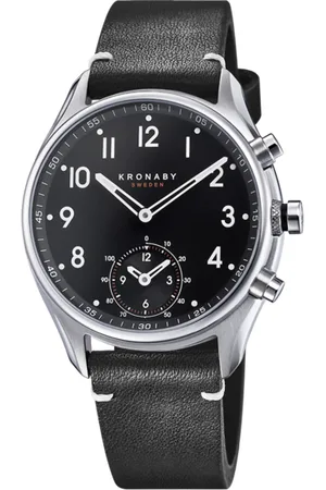 Kronaby Reloj S1399/1 Negro Correa De Cuero, Hombre