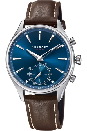 Kronaby Reloj S3120/1 Negro Correa De Cuero, Hombre