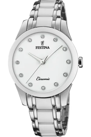 Festina Reloj De Mujer Ceramic F20499/1 Con Esfera Blanca