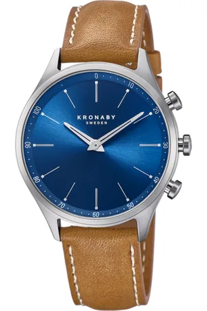 Kronaby Reloj Sekel S3124/1 Azul Correa De Piel, Hombre
