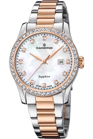 Candino Reloj Suizo Para Mujer, Colección Lady Elegance Color Beige C4741/1