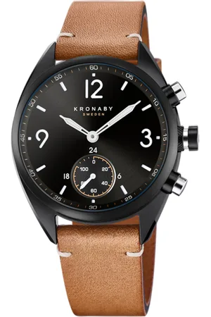 Kronaby Reloj S3116/1 Negro Correa De Cuero, Hombre