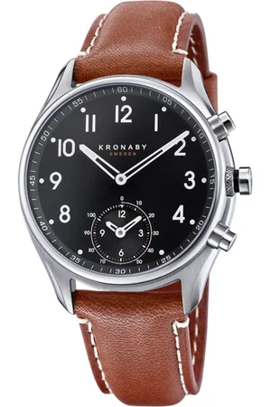 Kronaby Reloj S0729/1 Negro Correa De Cuero, Hombre
