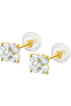 TIME ROAD Pendientes Hin00205 Oro, Mujer