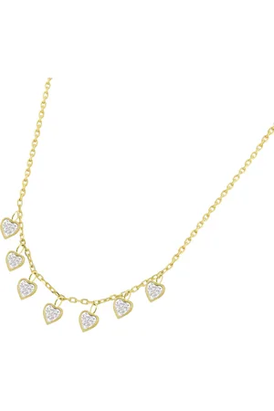 TIME ROAD Collar Corazón Hin00327/45 Oro, Mujer