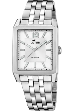 Lotus Reloj Square Series 18983/1 Correa De Acero Inoxidable 316l, Hombre