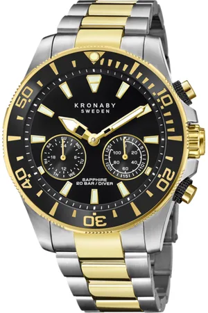 Kronaby Reloj Diver S3779/2 Negro Correa De Acero, Hombre