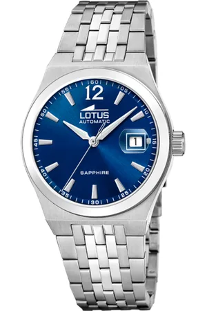 Lotus Reloj Automatic 19000/3 Azul Correa De Acero Inoxidable 316l, Hombre