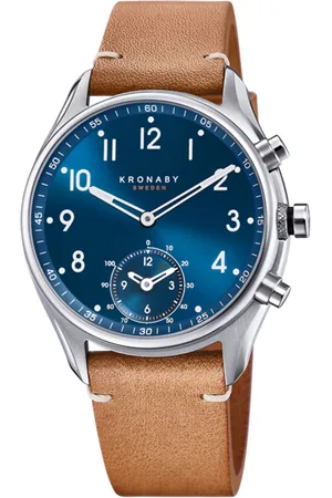 Kronaby Reloj S3761/2 Azul Correa De Piel, Hombre