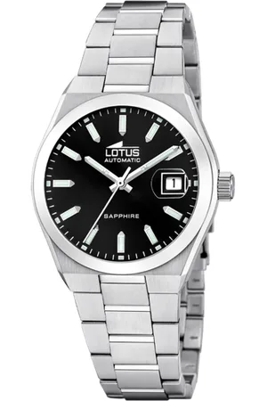 Lotus Reloj Automatic 18996/5 Negro Correa De Acero Inoxidable 316l, Hombre
