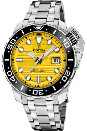 Festina Reloj Swiss F20043/1 Amarillo Hombre