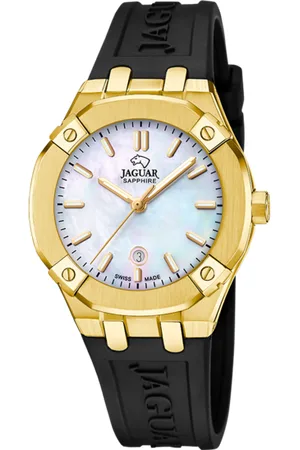 Jaguar Reloj Swiss Made J1018/2 Correa De Caucho, Mujer