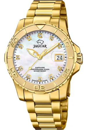 Jaguar Reloj Couple Diver J971/5 Correa De Acero Inoxidable 316l, Hombre