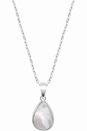 Lotus Collar Pearls Lp3795-1/1 Plata, Mujer