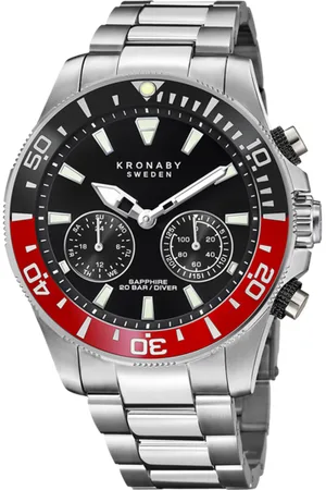 Kronaby Reloj Diver S3778/3 Negro Correa De Acero, Hombre