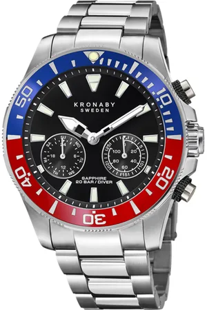 Kronaby Reloj Diver S3778/4 Negro Correa De Acero, Hombre
