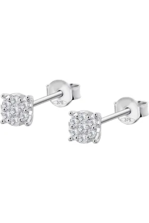 TIME ROAD Pendientes Diamonds Dia00009 Oro, Mujer