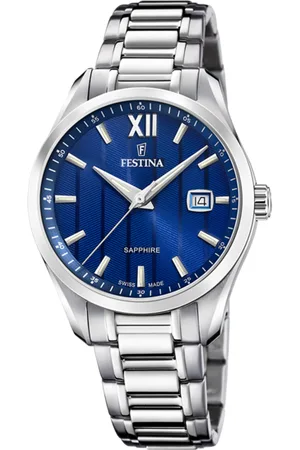 Festina Reloj Swiss Swiss Made F20026/2 Correa De Acero Inoxidable 316l, Hombre