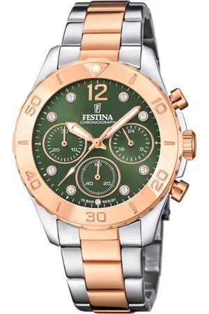 Festina Reloj Boyfriend F20605/2 Correa De Acero Inoxidable 316l, Mujer
