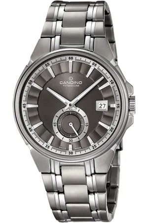Candino Reloj Suizo Para Hombre, Colección Titanium Color Gris C4604/1