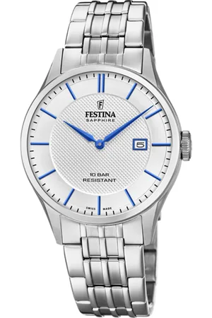 Festina Reloj De Hombre Swiss Made F20005/2 Con Esfera Plateada