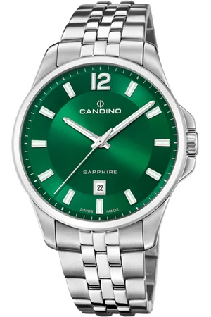 Candino Reloj Suizo Para Hombre, Colección Gents Classic Timeless Color Verde C4764/3