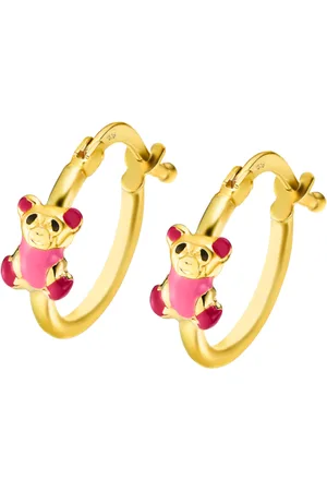 TIME ROAD Pendientes Au00009/10 Oro, Infantil