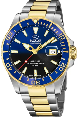 Jaguar Reloj Suizo Pro Diver Automático Para Hombre Y Negro J887/3