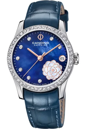 Candino Reloj Suizo Para Mujer, Colección Lady Elegance Color Azul C4721/3