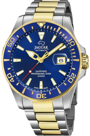 Jaguar Reloj Suizo Pro Diver Automático Para Hombre Azul J887/1