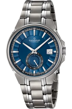 Candino Reloj Suizo Para Hombre, Colección Titanium Color Azul C4604/3