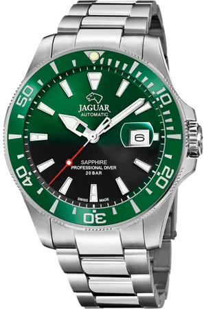 Jaguar Reloj Suizo Pro Diver Automático Para Hombre Y Negro J886/6