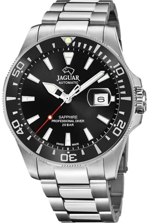 Jaguar Reloj Suizo Pro Diver Automático Para Hombre Negro J886/3