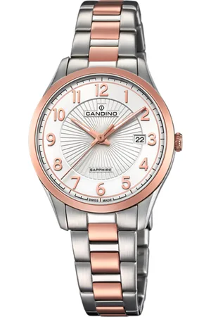 Candino Reloj Suizo Para Mujer, Colección Couple Color Blanco C4610/1