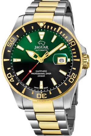 Jaguar Reloj Suizo Pro Diver Automático Para Hombre Y Negro J887/4