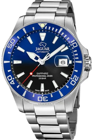 Jaguar Reloj Suizo Pro Diver Automático Para Hombre Y Negro J886/5
