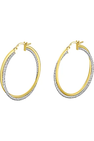 TIME ROAD Pendientes Os00019/30 Oro, Mujer