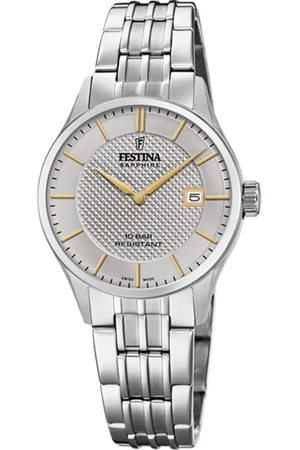 Festina Reloj De Mujer Swiss Made F20006/2 Con Esfera Gris