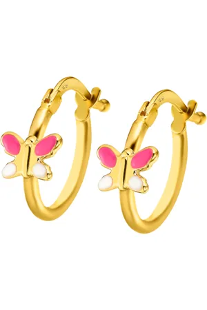 TIME ROAD Pendientes Au00010/10 Oro, Infantil