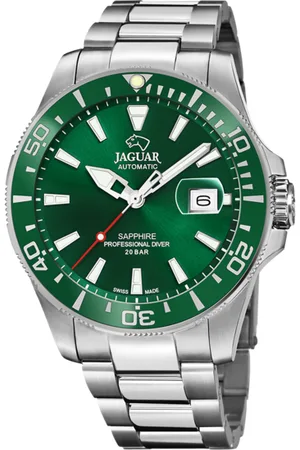 Jaguar Reloj Suizo Pro Diver Automático Para Hombre Verde J886/2