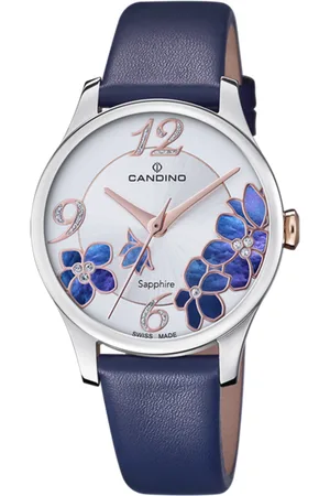 Candino Reloj Suizo Para Mujer, Colección Lady Elegance Color Azul C4720/5