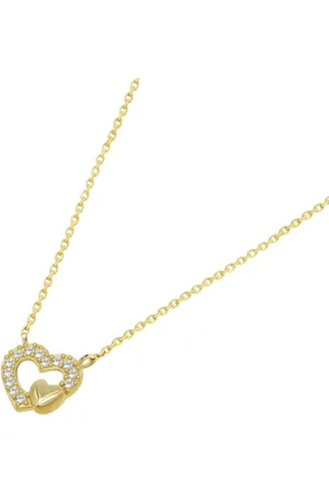 TIME ROAD Collar Corazón Hin00404/43 Oro, Mujer