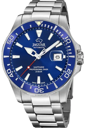 Jaguar Reloj Suizo Pro Diver Automático Para Hombre Azul J886/1