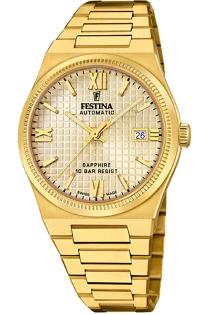 Festina Reloj De Hombre Swiss Made Rivé F20032/2 Champagne