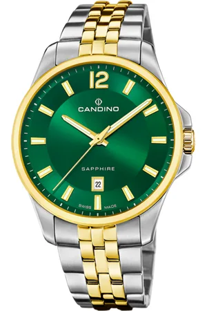 Candino Reloj Suizo Para Hombre, Colección Gents Classic Timeless Color Verde C4765/3