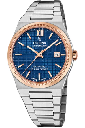 Festina Reloj De Hombre Swiss Made Rivé F20030/2 Azul