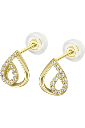 TIME ROAD Pendientes Hin00392 Oro, Mujer