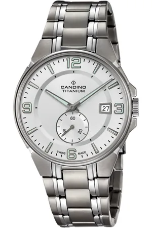 Candino Reloj Suizo Para Hombre, Colección Titanium Color Blanco C4604/a